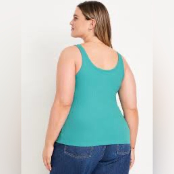 Old Navy First-Layer Ribbed Scoop-Neck
Tank Top -Teal-Size 2X - Picture 9 of 9